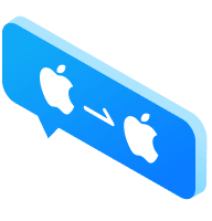 iPhoneからiPhoneへデータを転送する