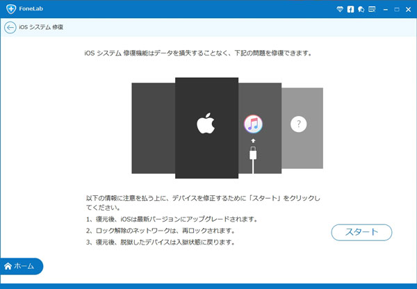 iPadの問題を検出