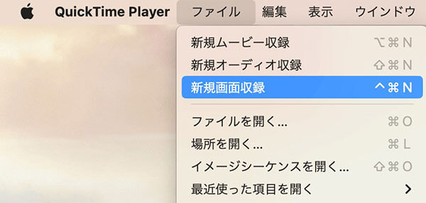 QuickTime Playerを起動