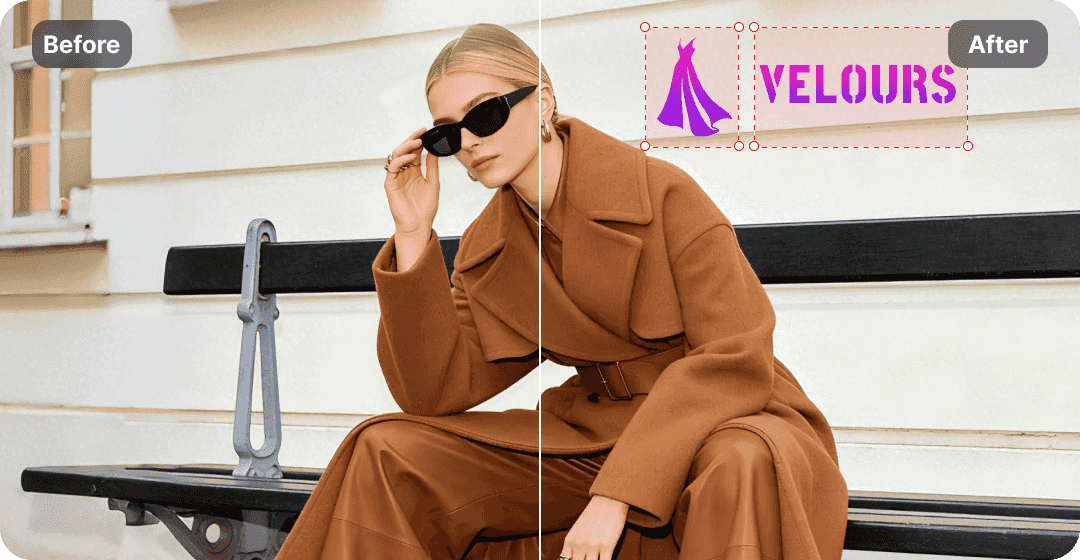 透かしを追加する