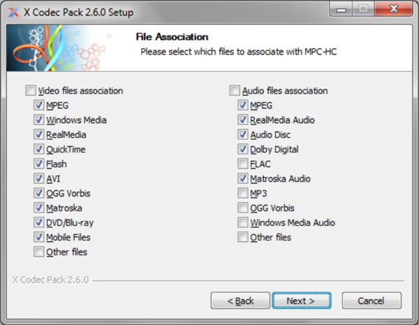 X Codec Pack